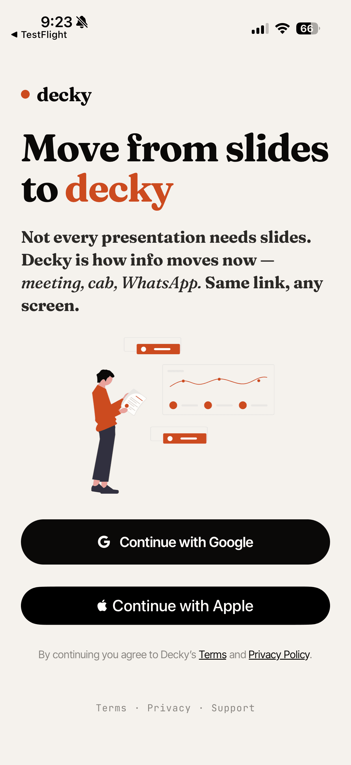 Decky app screenshot 1